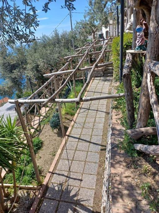 Panoramic Villa In Amalfi Bagian luar foto